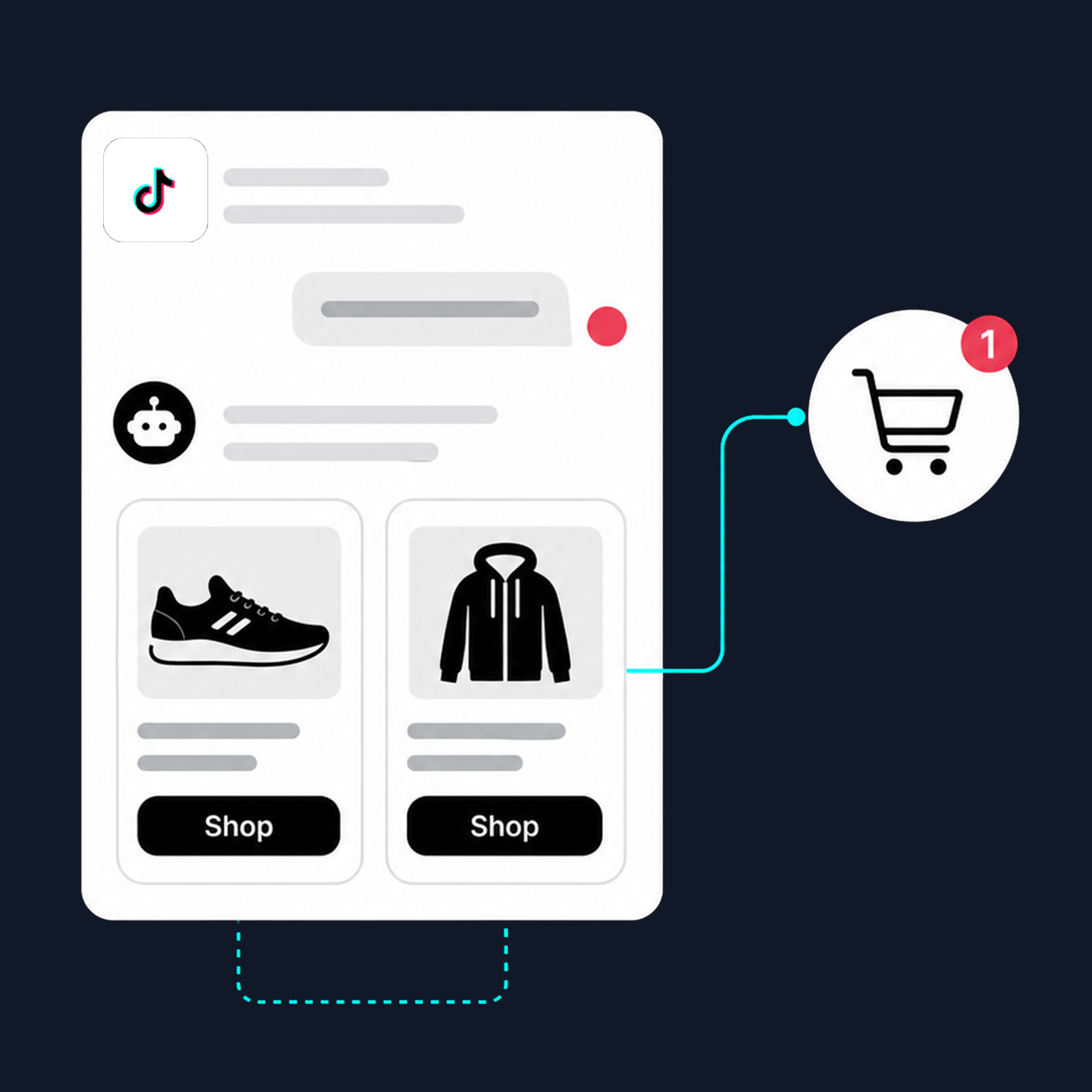 TikTok Shop product discovery and AI product recommendations inside customer conversations