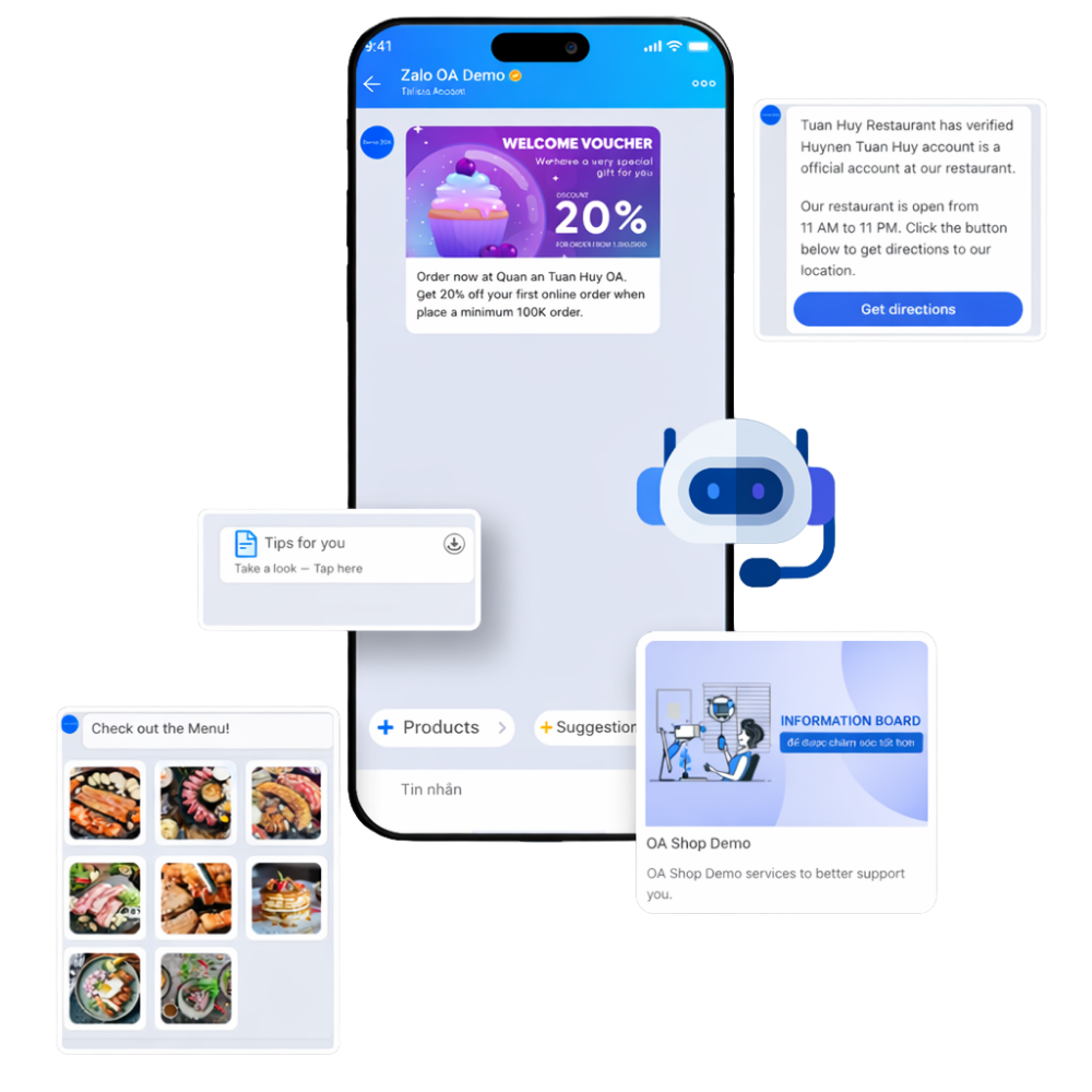 Advanced Zalo AI chatbot automation