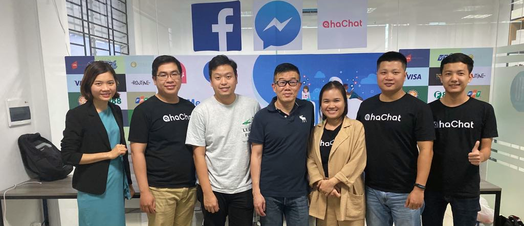 AhaChat team in 2018