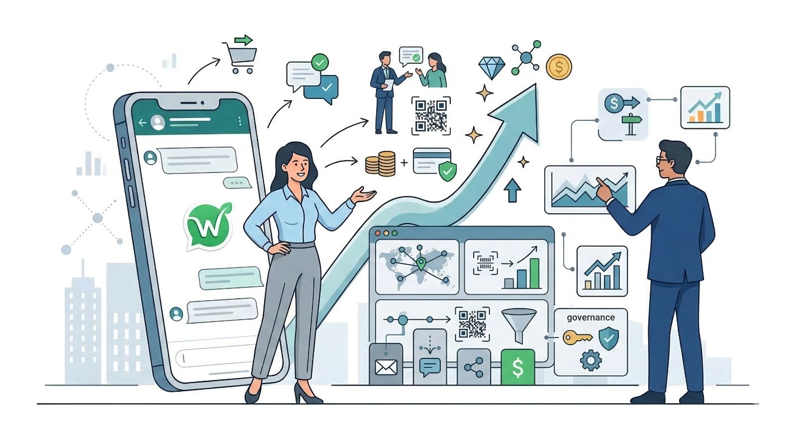 WhatsApp Business KPI Dashboard & Governance