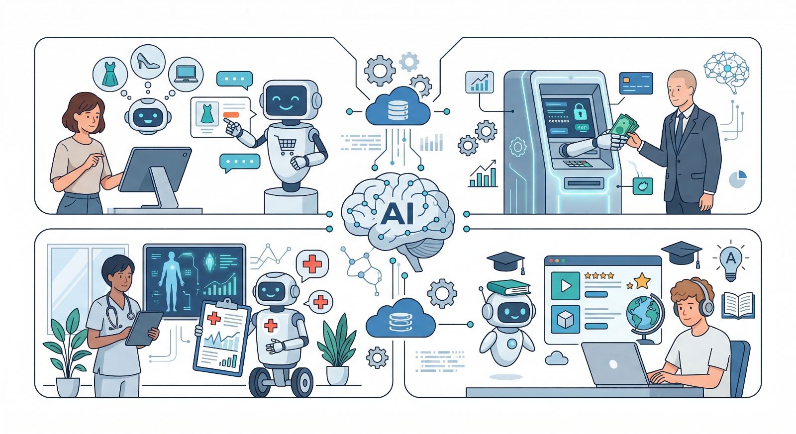 AI Chatbot Use Cases by Industry