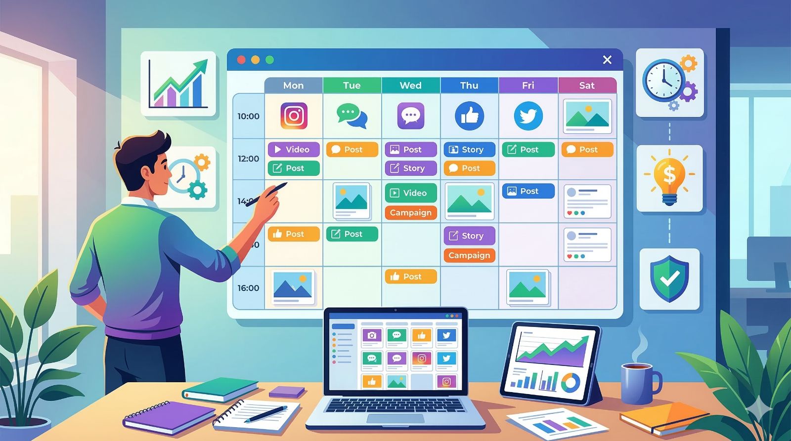 5 Proven Benefits of Using a Social Media Content Calendar Template