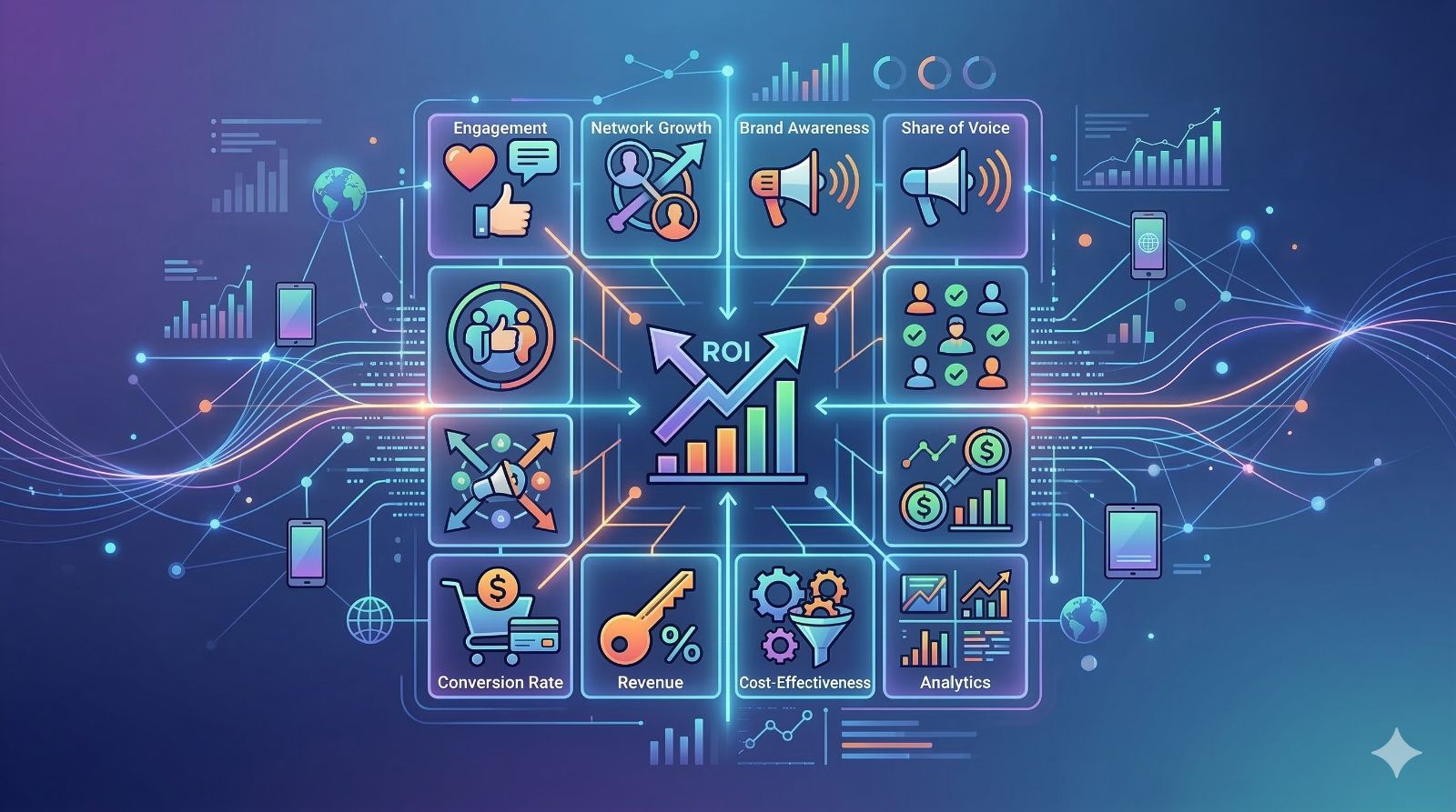 The Social Media ROI Metrics Matrix
