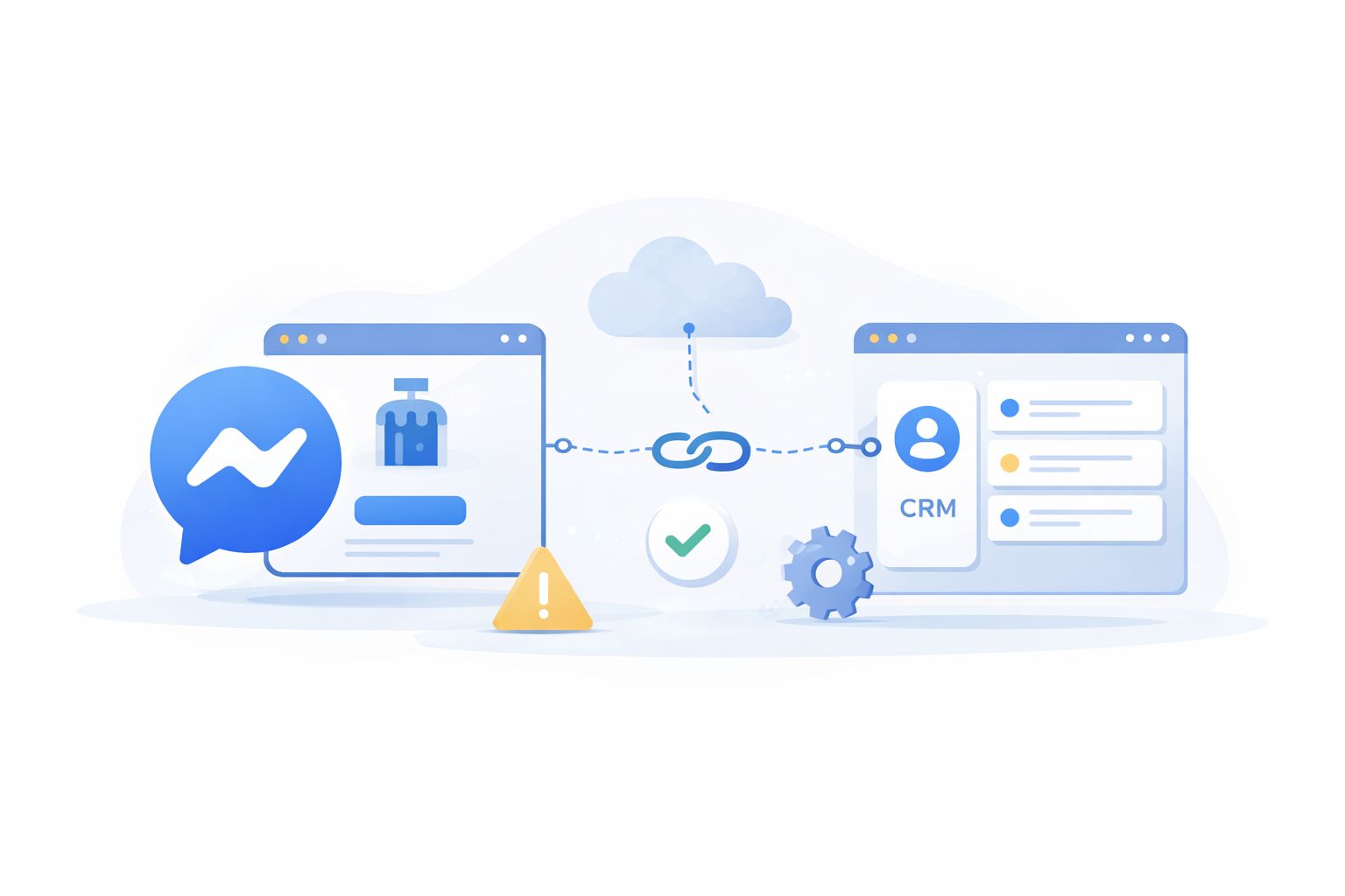How to Connect Any CRM with Facebook Messenger