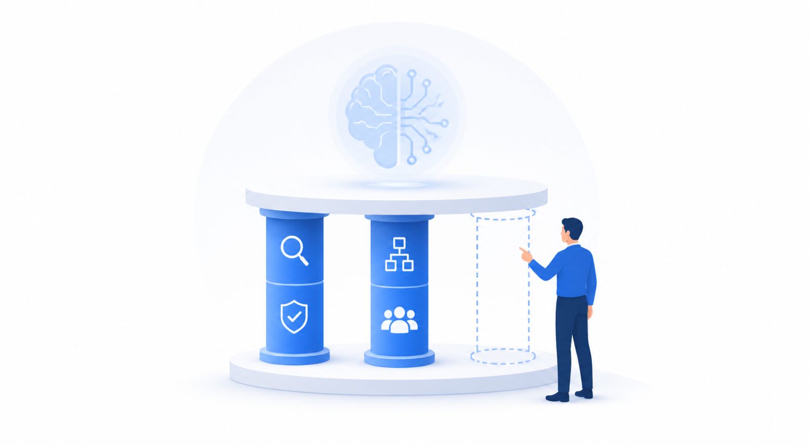 The three core pillars of transparent AI — explainability, interpretability, accountability