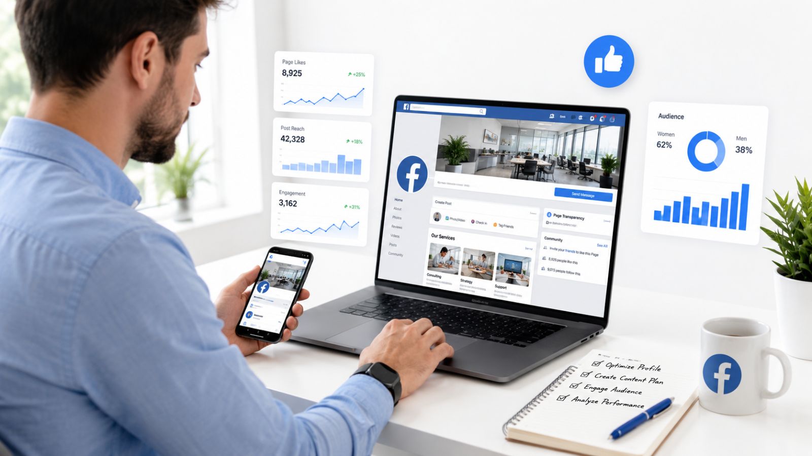 1. Optimize Your Facebook Page Like a Professional