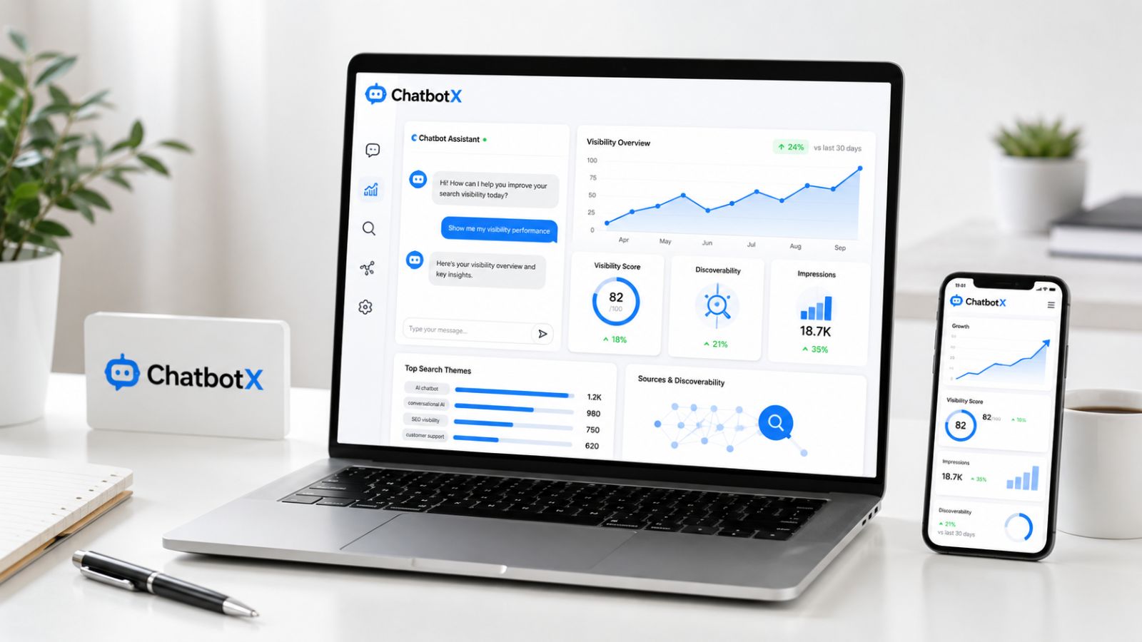 How ChatbotX Supports Your Visibility Strategy