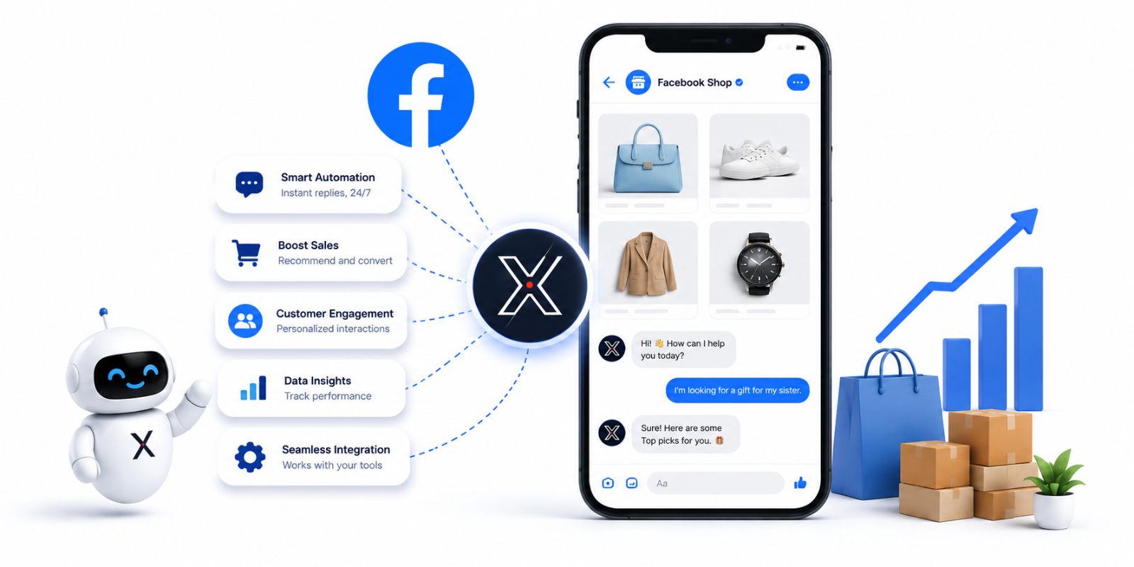 How ChatbotX Supercharges Your Facebook Shop