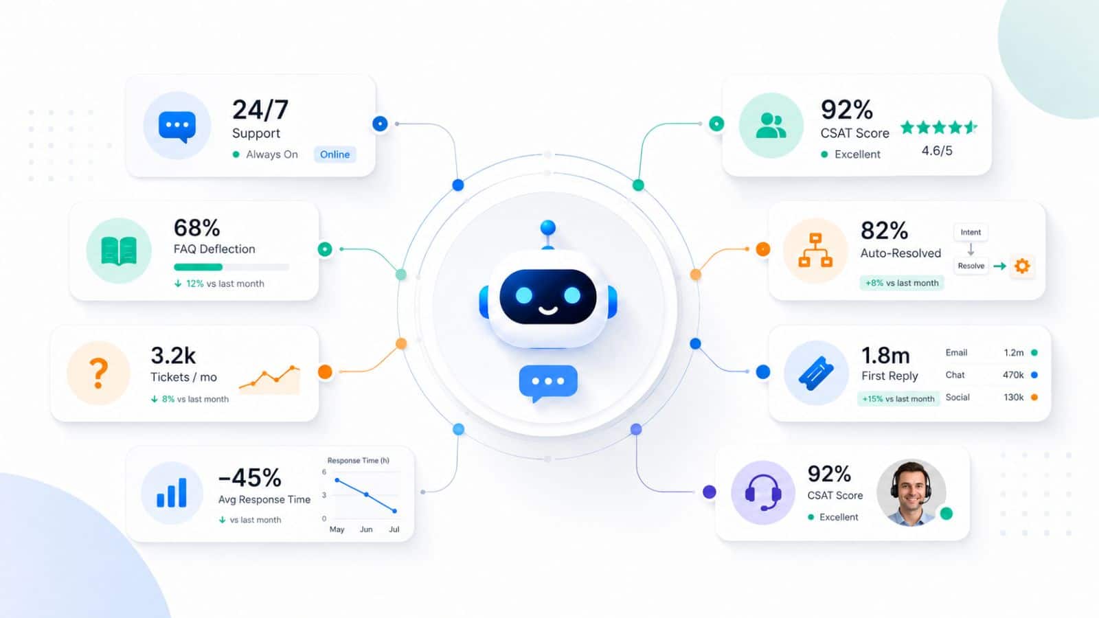 The Core Building Blocks of Automated Customer Support