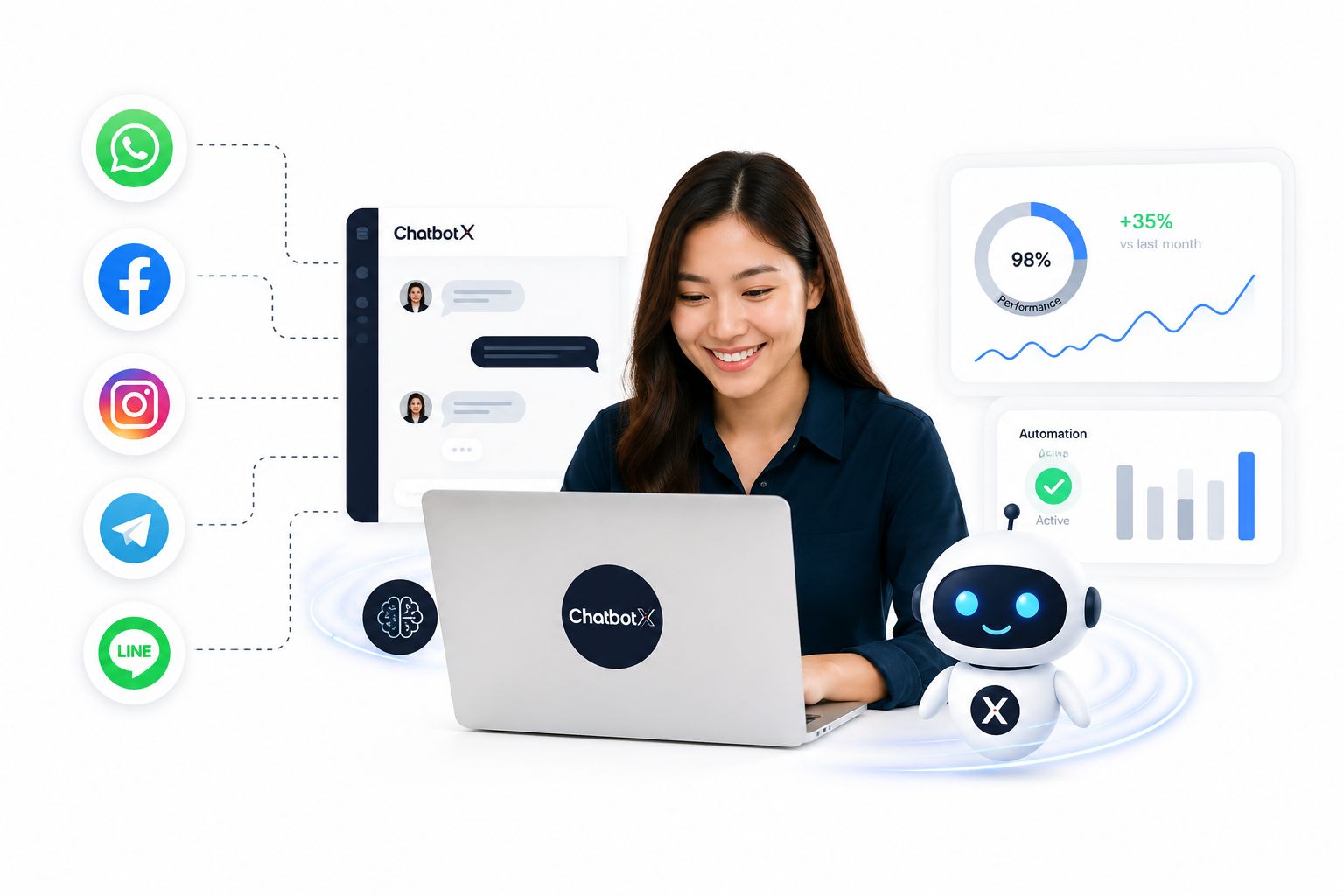 How ChatbotX Supports This Without the Guesswork