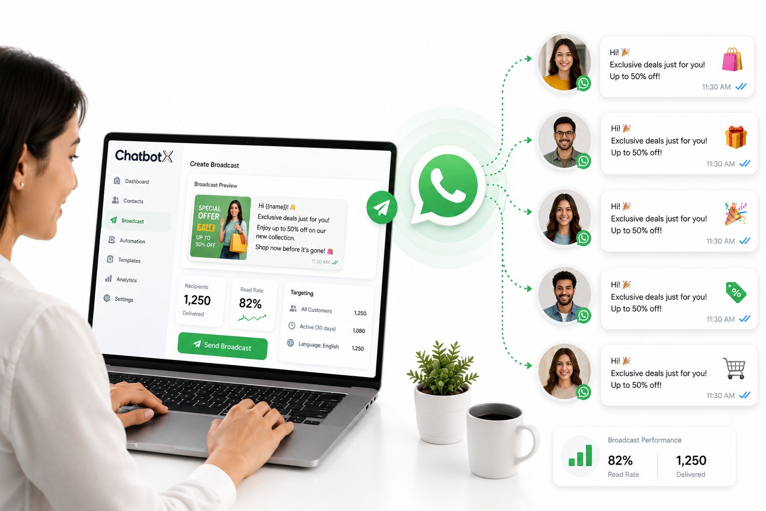 Running WhatsApp Broadcasts Through a Chat Marketing Platform