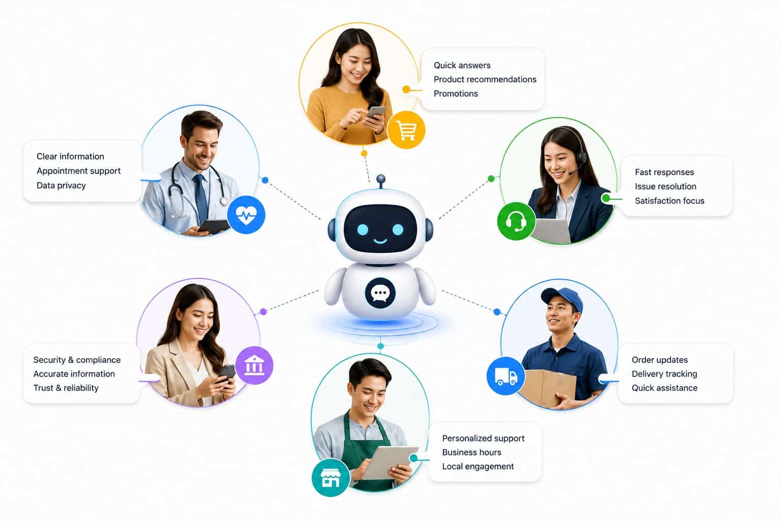 Why Different Segments of the Industry Need Different Chatbot Behavior