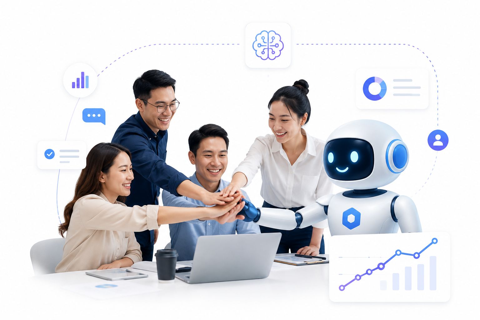Start building human AI teams with ChatbotX omnichannel platform