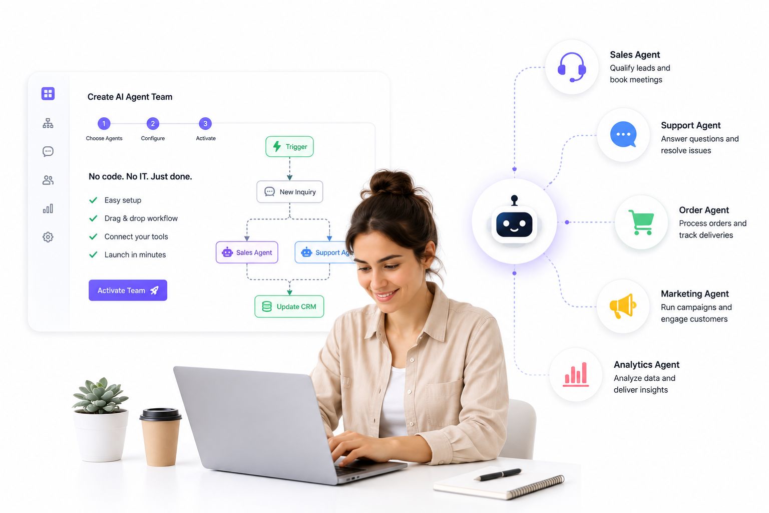 Setting Up Multi-Agent AI Without an IT Department