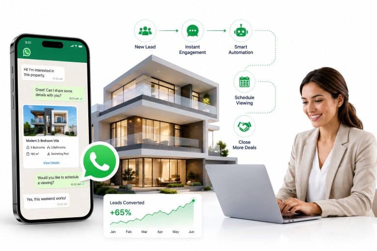 WhatsApp for Real Estate Leads: How to Convert More Buyers in 2026