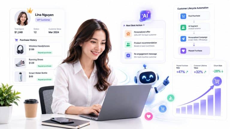 AI-Powered CRM: The 2026 Playbook for Turning One-Time Buyers Into Repeat Customers