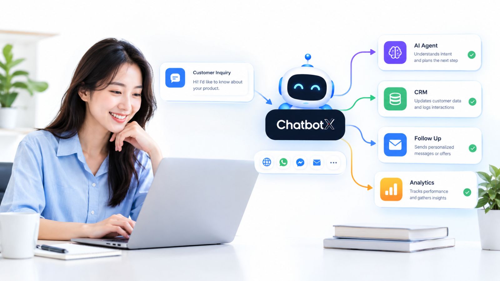 How ChatbotX Supports AI Agent Workflows