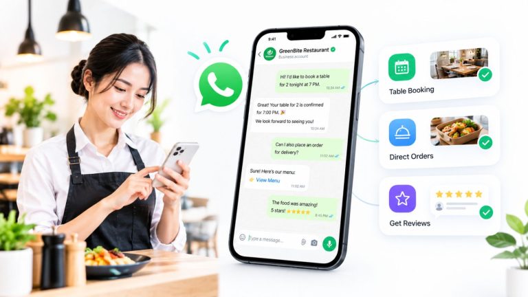 AI for Restaurants in 2026: Automate Bookings, Direct Orders and Reviews on WhatsApp